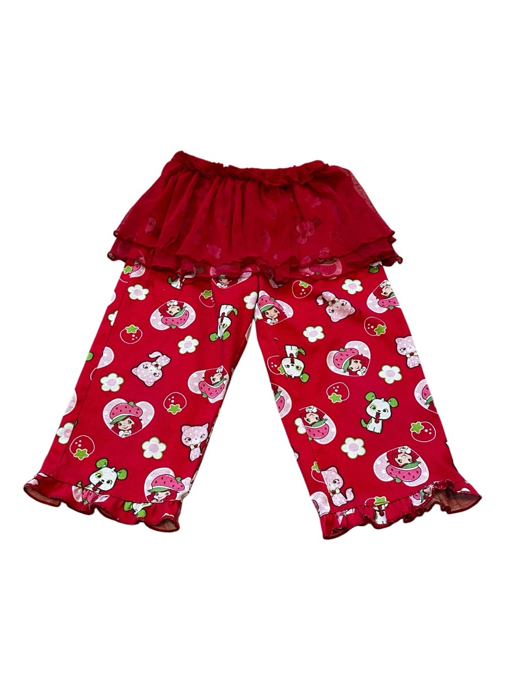 Vintage Strawberry Shortcake Girls Pajama Pants Nostalgia Size 3T